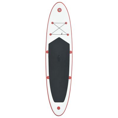 vidaXL oppusteligt standup-paddleboardsæt rød og hvid
