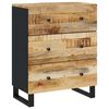 vidaXL sk&aelig;nk 60x33x75 cm massivt mangotr&aelig;
