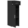 vidaXL skab 30x42,5x93 cm konstrueret tr&aelig; sort