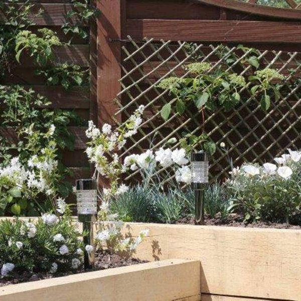 Luxform soldrevet LED-havelampe 3 stk. Rennes