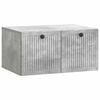 vidaXL V&aelig;gh&aelig;ngt TV-skab Betongr&aring; 59,5 x 41 x 30 cm Konstrueret tr&aelig;