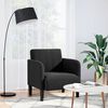 vidaXL sofastol med armlæn 54 cm fløjl sort