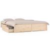 vidaXL sengeramme med skuffer 150x200 cm King Size