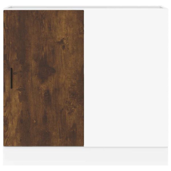 vidaXL underskab til vask "Lyon" r&oslash;get eg konstrueret tr&aelig;