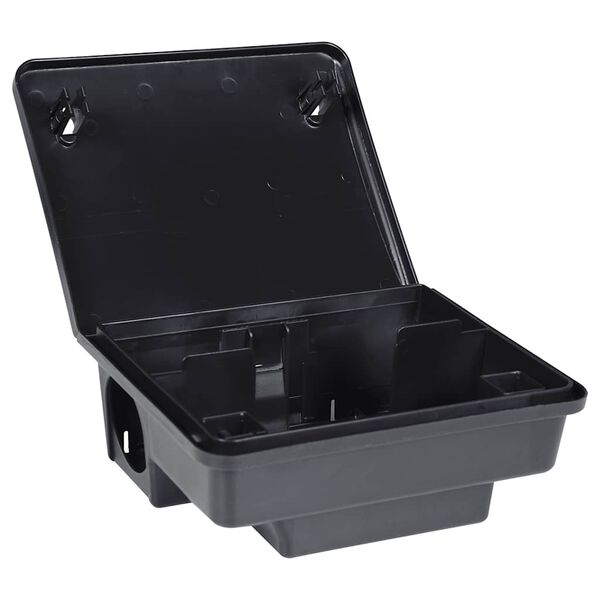 vidaXL musefælder 4 stk. 23x19x9,5 cm sort