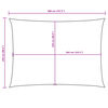 vidaXL solsejl 2,5x4 m rektangul&aelig;r oxfordstof terrakotta