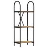 vidaXL Bogreol 3 niveauer 40 x 30 x 109 cm Konstrueret tr&aelig;