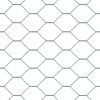 vidaXL Hegnspæl Grøn 25 x 1,6 m (50 mm net) Stål og PVC