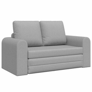 vidaXL Sovesofa Skygr&aring; 148 x 71 x 83 cm Stof