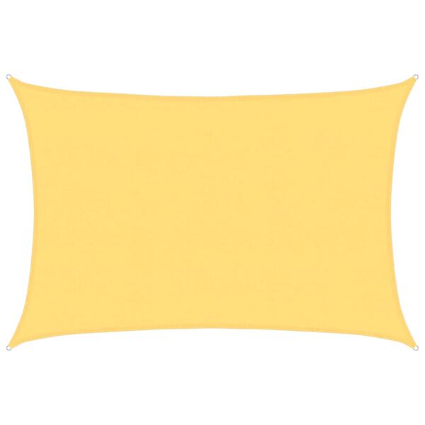 vidaXL solsejl 160 g/m&sup2; 5x7 m HDPE beige