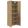 vidaXL Highboard artisan eg 69,5 x 34 x 180 cm Konstrueret tr&aelig;