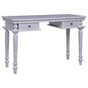 vidaXL skrivebord 115x50x78 cm massivt mahognitr&aelig;