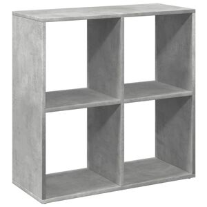 vidaXL bogreol/rumdeler 69,5x29x69,5 cm konstrueret tr&aelig; betongr&aring;
