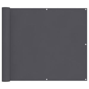 vidaXL altanafsk&aelig;rmning 90x300 cm oxfordstof antracitgr&aring;