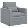 vidaXL Sofa S&aelig;t 2 pcs Lysegr&aring; 139 x 78 x 80 cm Stof