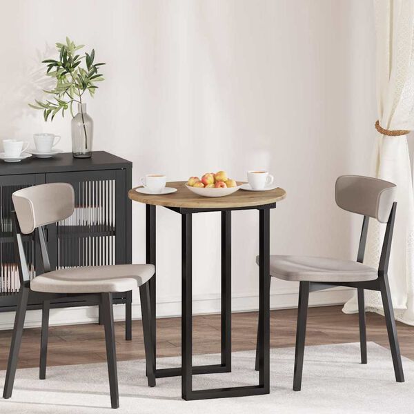 vidaXL Bordplade artisan eg 60 x 60 x 1,5 cm Konstrueret tr&aelig;