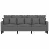 vidaXL 3-personers sofa 180 cm stof mørkegrå