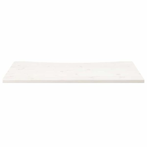 vidaXL skrivebordsplade 110x55x2,5 cm massivt fyrretr&aelig; hvid