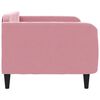 vidaXL daybed 90x200 cm velour pink