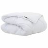 vidaXL Vinter dyne 220 x 135 x 5 cm Vinter Polyester Hvid &Aring;ndbar