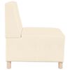 vidaXL | Modulsofa enhed uden arme | Creme 55 x 74 x 82 cm Corduroy stof
