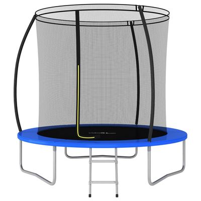 vidaXL trampolinsæt 244x55 cm 100 kg rund