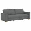 vidaXL Sofa 3 pcs M&oslash;rkegr&aring; 220 x 80 x 84 cm Linned-blandet stof