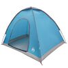 vidaXL Camping telt med tag med luftventil Bl&aring; 190 x 140 x 105 cm