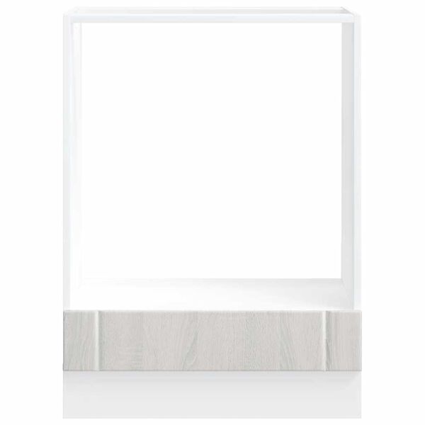 vidaXL ovnskab Lucca konstrueret tr&aelig; gr&aring; sonoma