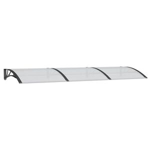 vidaXL d&oslash;rbaldakin 300x100 cm polycarbonat sort