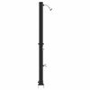 vidaXL Udendørs solbruser Sort 217 cm PVC og aluminium