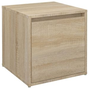 vidaXL opbevaringsskab 40,5x40x40 cm konstrueret tr&aelig; sonoma-eg