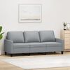 vidaXL 3-personers sofa 180 cm stof lysegr&aring;