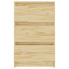 vidaXL sengeborde 2 stk. 40x29,5x64 cm massivt fyrretr&aelig;