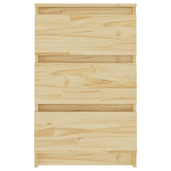 vidaXL sengeborde 2 stk. 40x29,5x64 cm massivt fyrretr&aelig;