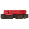 vidaXL Sofa S&aelig;t 3 stk. polyrattan