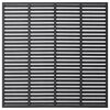 vidaXL jalousihegn 180x180 cm WPC grå