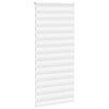 vidaXL zebragardin hvid 95x230 cm stofbredde 90,9 cm polyester
