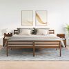 vidaXL sengeborde 2 stk. med 2 skuffer brun eg 40x36,5x62 cm