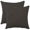 vidaXL Pudebetr&aelig;k 2 stk. HEERLEN M&oslash;rkegr&aring; 35 x 35 cm Boucl&eacute;