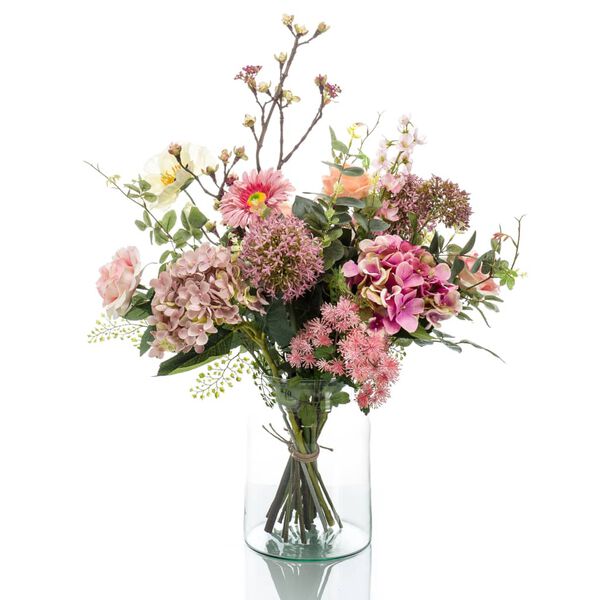 Emerald kunstig buket Mystic Summer 65 cm flerfarvet