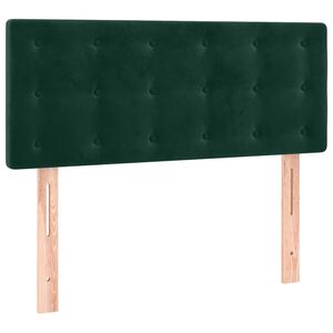 vidaXL sengegavl 80x5x78/88 cm fl&oslash;jl m&oslash;rkegr&oslash;n
