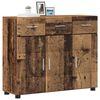 vidaXL Sideboard Gammelt tr&aelig; 88,5 x 30,5 x 73 cm Konstrueret tr&aelig;