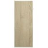 vidaXL sk&aelig;nk 60x30x75 cm konstrueret tr&aelig; sonoma-eg