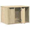 vidaXL toiletskjuler kattebakke 60x40x40 cm konstrueret tr&aelig; sonoma-eg