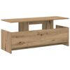 vidaXL TV-bord Artisan Egetr&aelig; 102 x 35 x 45 cm Konstrueret tr&aelig;