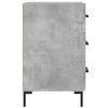 vidaXL sengebord 40x40x66 cm konstrueret tr&aelig; betongr&aring;