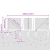 vidaXL Hegnspæl Grå 100 x 0,4 m (19 x 19 mm mesh) Stål og PVC