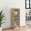 vidaXL Highboard Artisan Egetr&aelig; 35 x 37 x 109 cm Konstrueret tr&aelig;