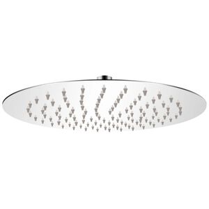 vidaXL Brusehoved rustfrit st&aring;l 25 cm rund